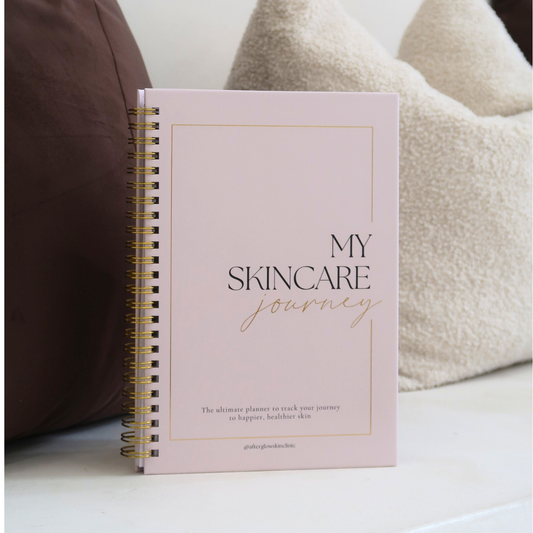 My Skincare Journey Gold Spiral Hardback Journal